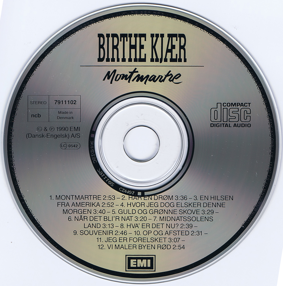 Birthe Kjær Montmartre CD1000