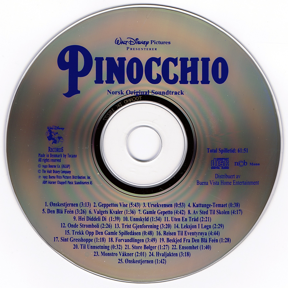 Pinocchio CD