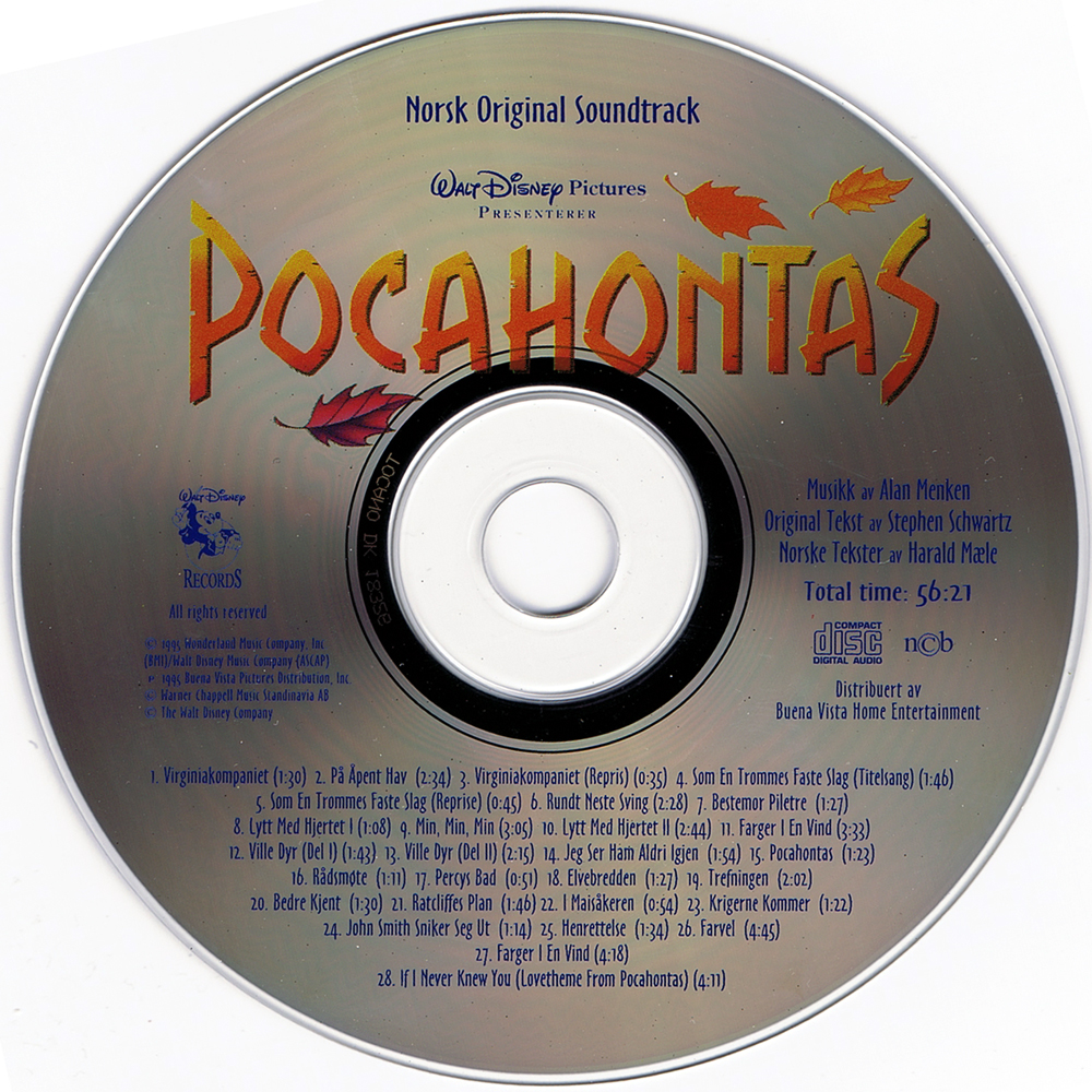 Pocahontas CD