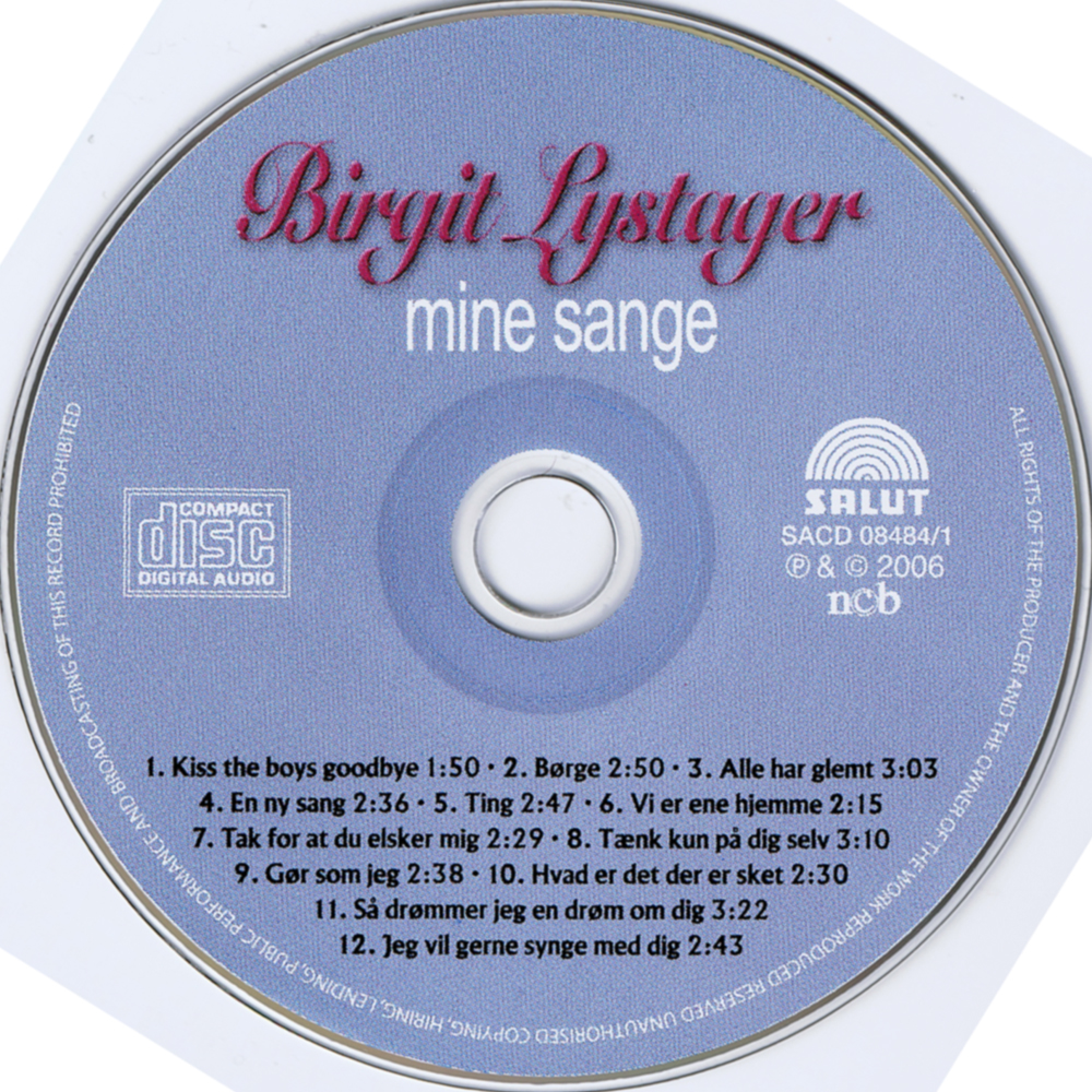 Birgit Lystager cd 1