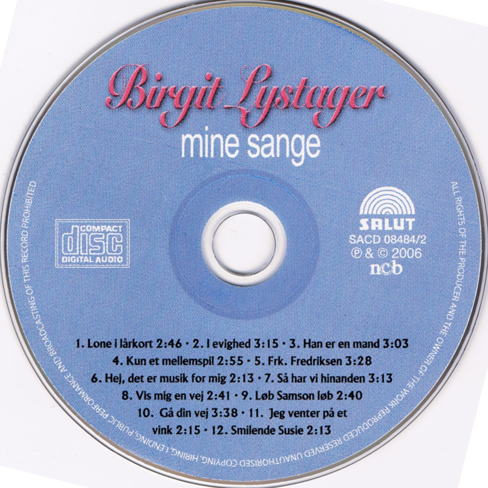 Birgit Lystager cd 2