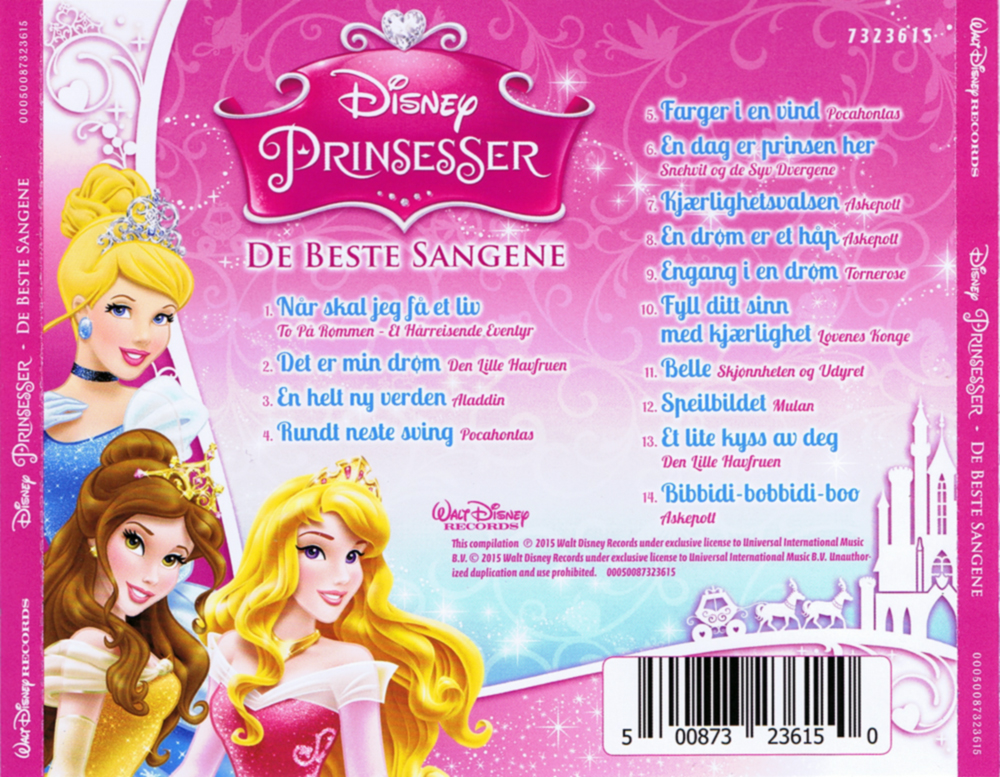 Disney prinsesser rear