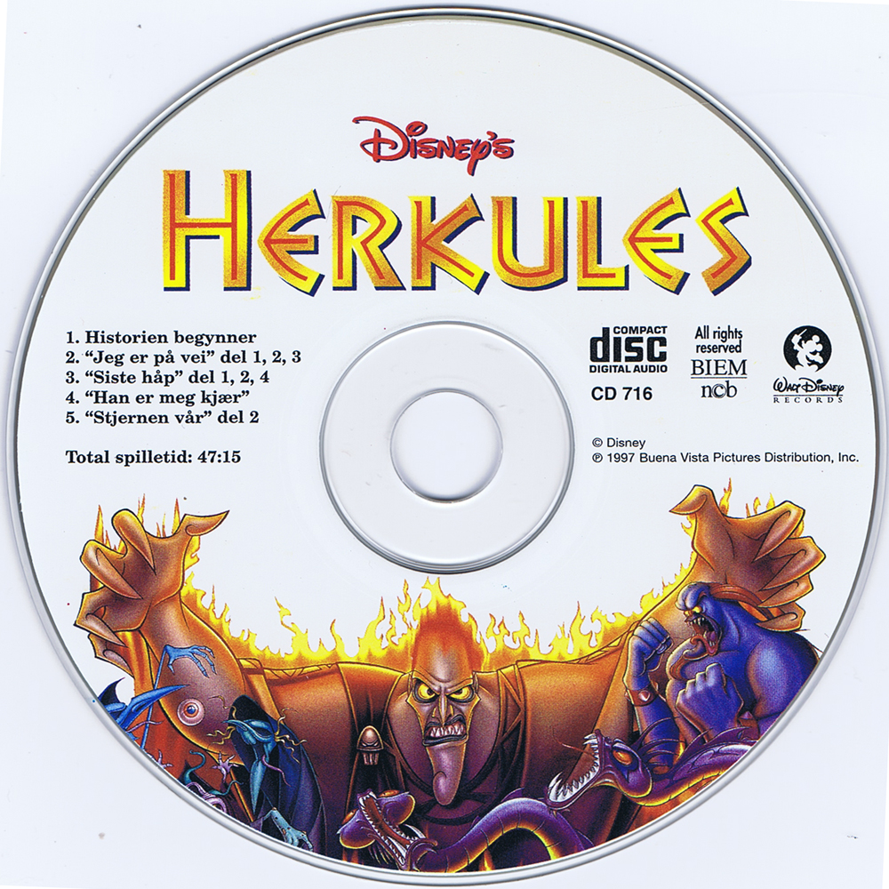 Hercules lydbok CD