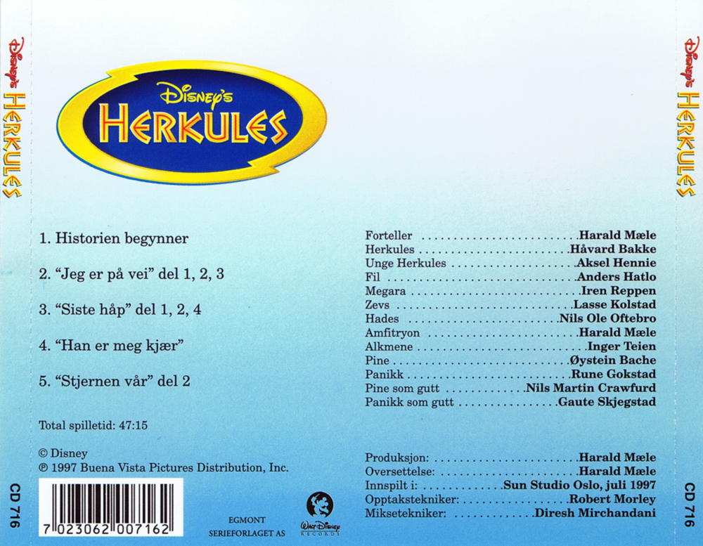 Hercules lydbok rear